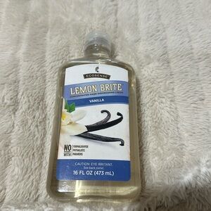 Melaleuca lemon brite concentrated hand, dishwashing liquid vanilla NEW